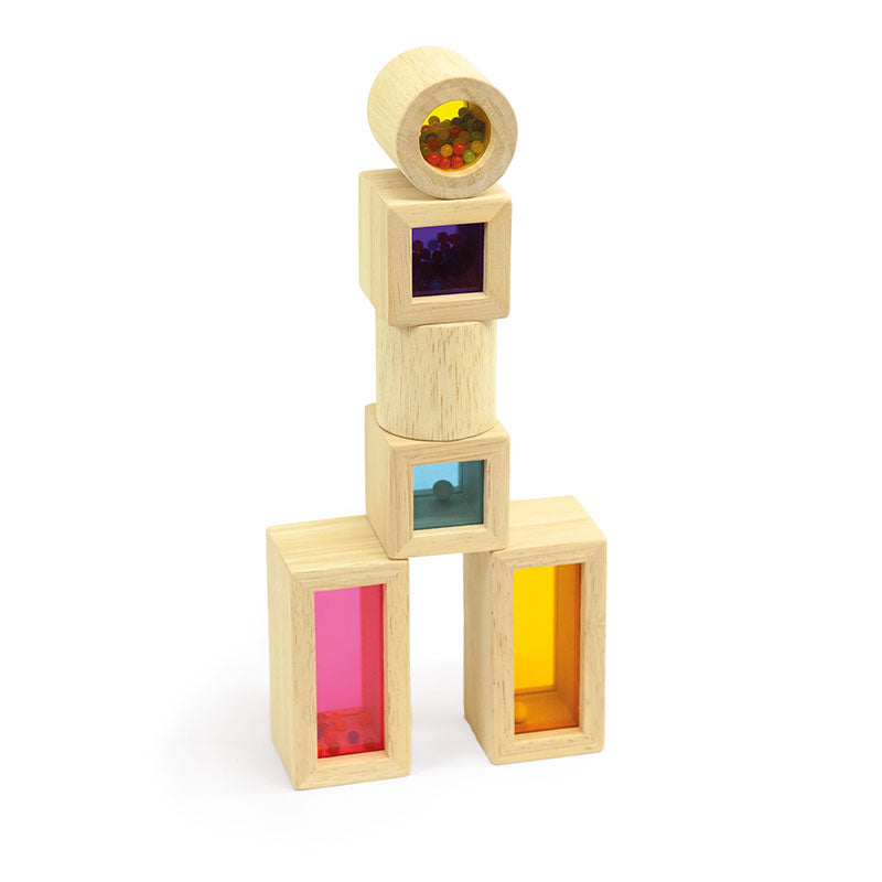 NEW RAINBOW SOUND BLOCKS / Formas Geométricas Translúcidas con Sonidos
