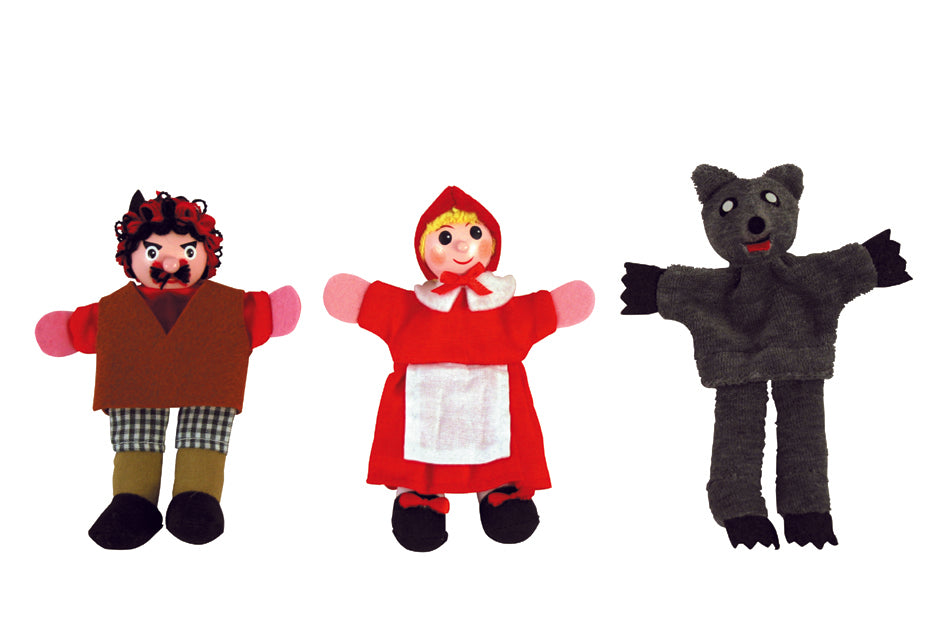 FINGER PUPPETS - 12 characters / blancanieves caperucita / marionetas de dedo cuentos / títeres / teatro