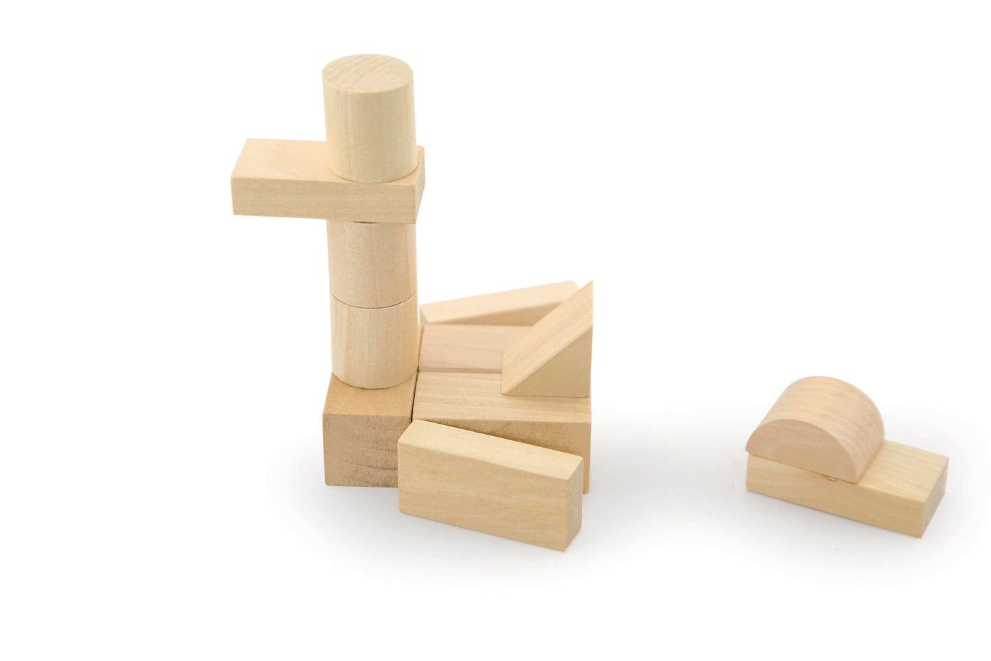 BLOQUES DE MADERA 50 PCS / 50 NATURAL BLOCKS / juego de construcción