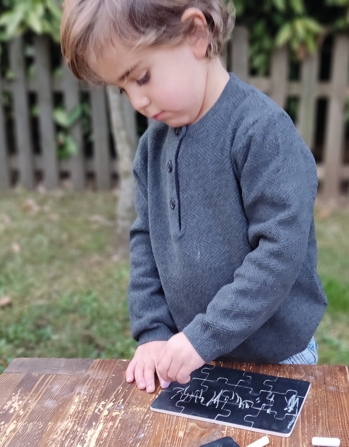 4 Puzzles - Blackboard Diorama / 4 Puzzles - Pizarra Diorama / creativos