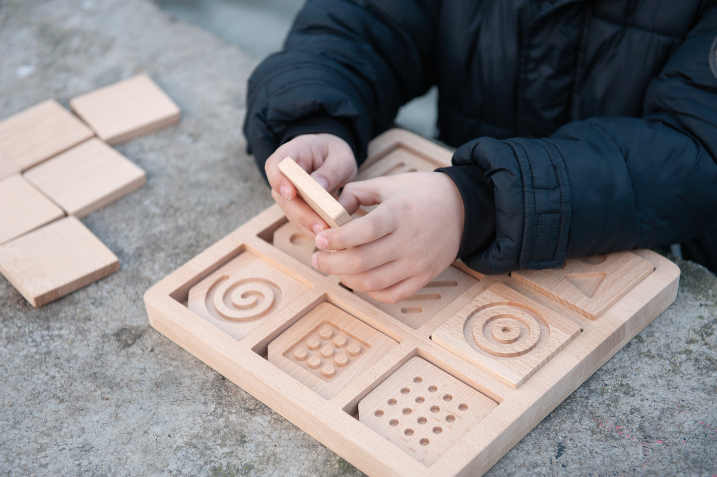 Memo Sensory Puzzle / Memo Puzzle sensorial / juego memory / memoria / emparejar / grabados sensoriales / inclusivo