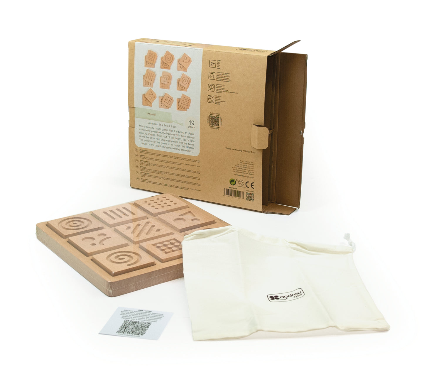 Memo Sensory Puzzle / Memo Puzzle sensorial / juego memory / memoria / emparejar / grabados sensoriales / inclusivo
