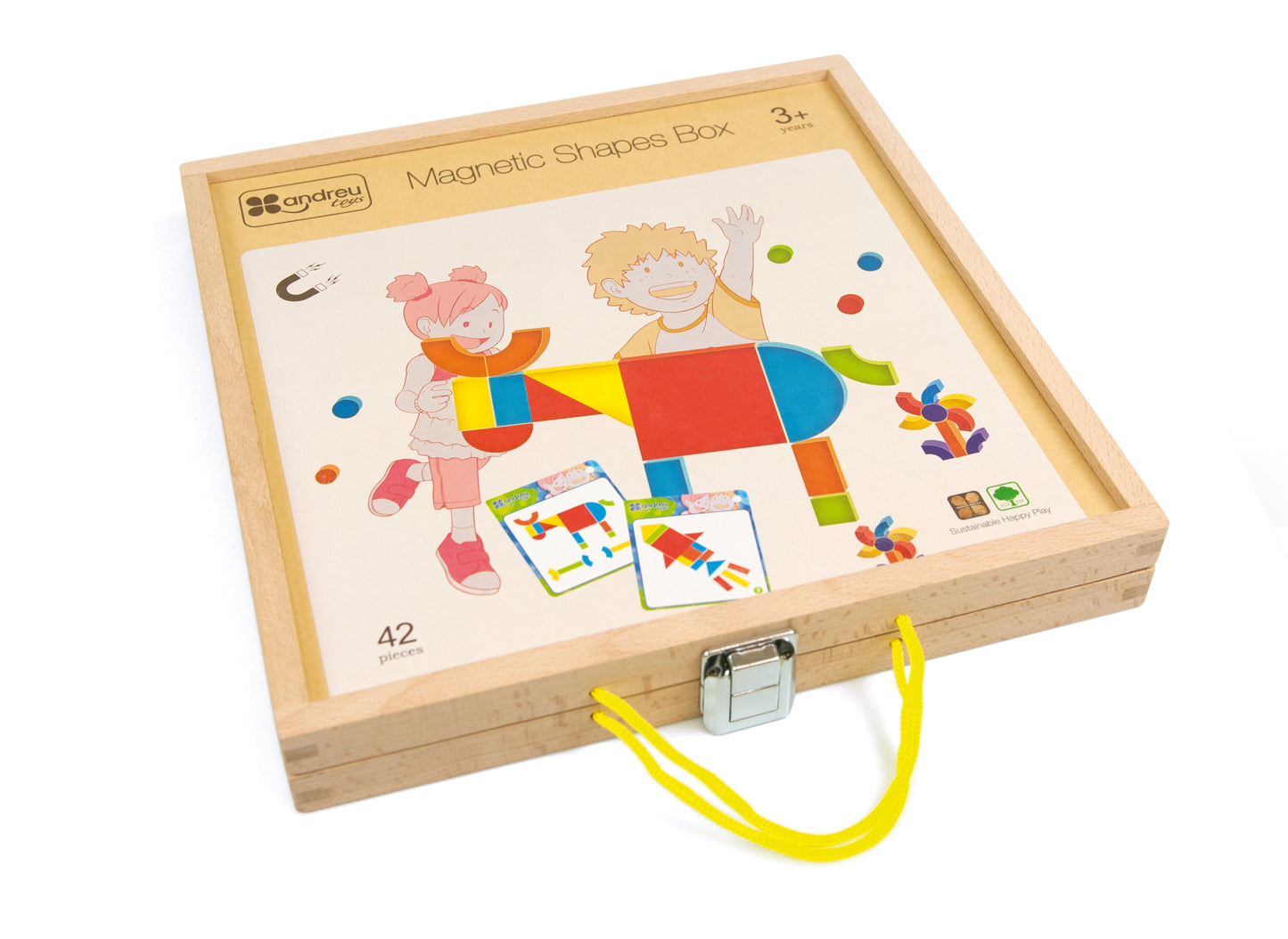 Magnetic Shapes Box / Caja con formas magneticas / juego magnético / imanes / figuras magnéticas