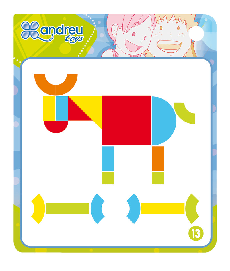 Magnetic Shapes Box / Caja con formas magneticas / juego magnético / imanes / figuras magnéticas