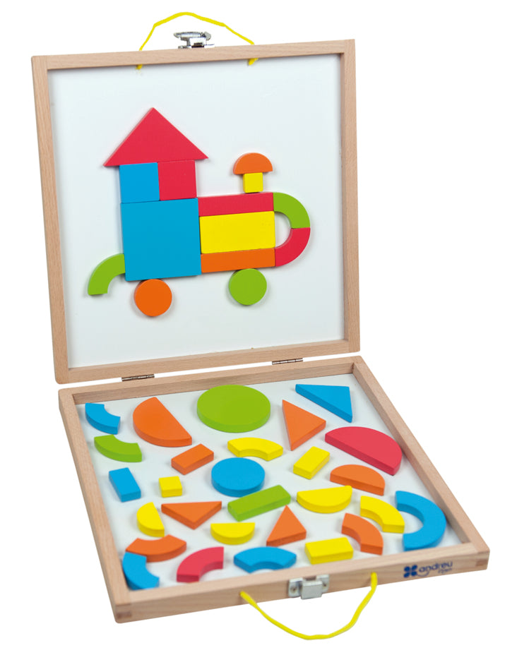 Magnetic Shapes Box / Caja con formas magneticas / juego magnético / imanes / figuras magnéticas