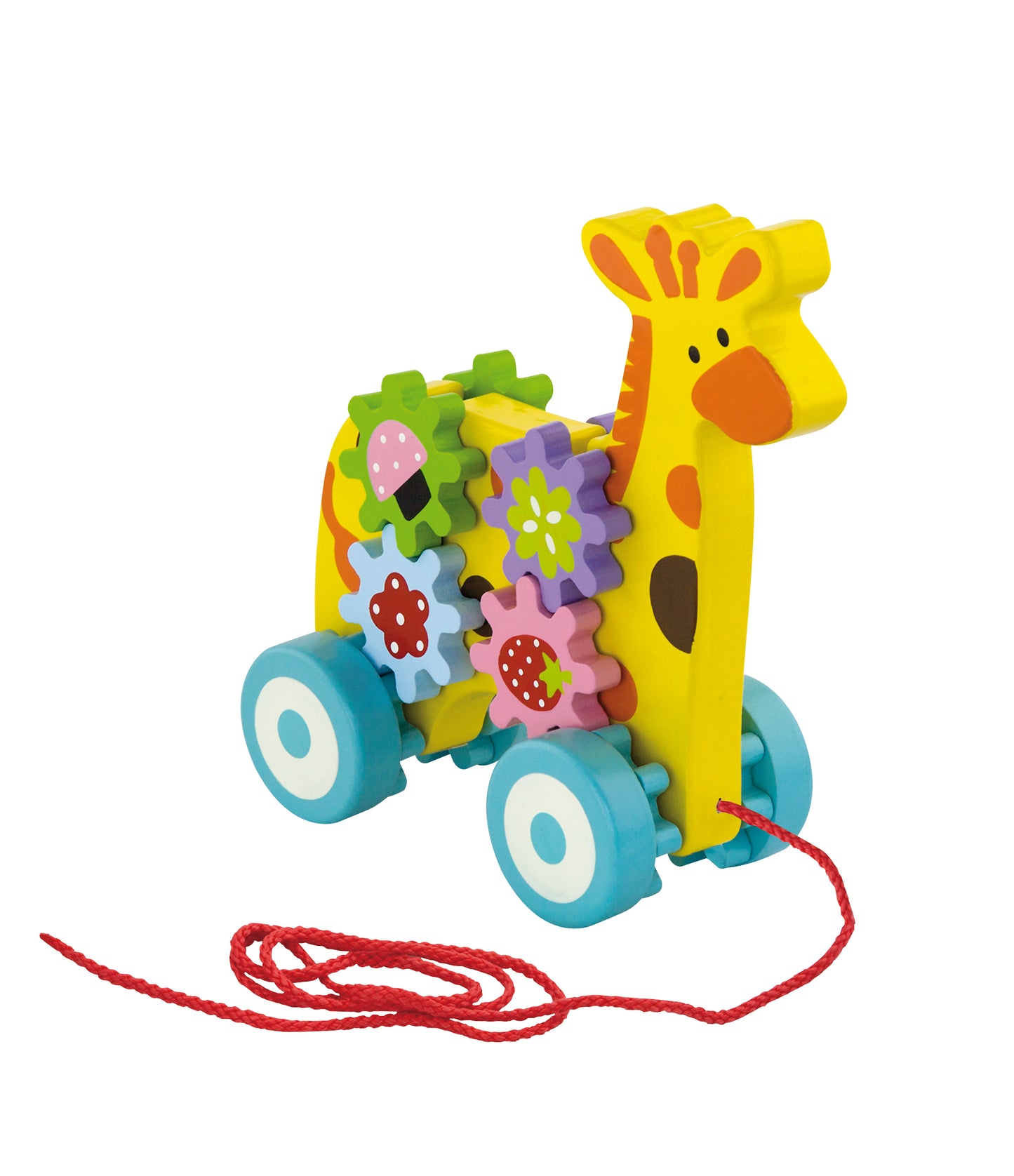 Pull Along Giraffe/ Estira la Girafa / arrastre de madera