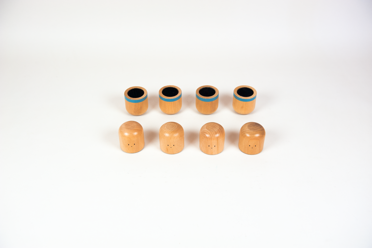 SOUND ANIMALS / Animales sonoros / Figuritas de madera sonoras / Material didáctico con sonidos / Juego de emparejamiento