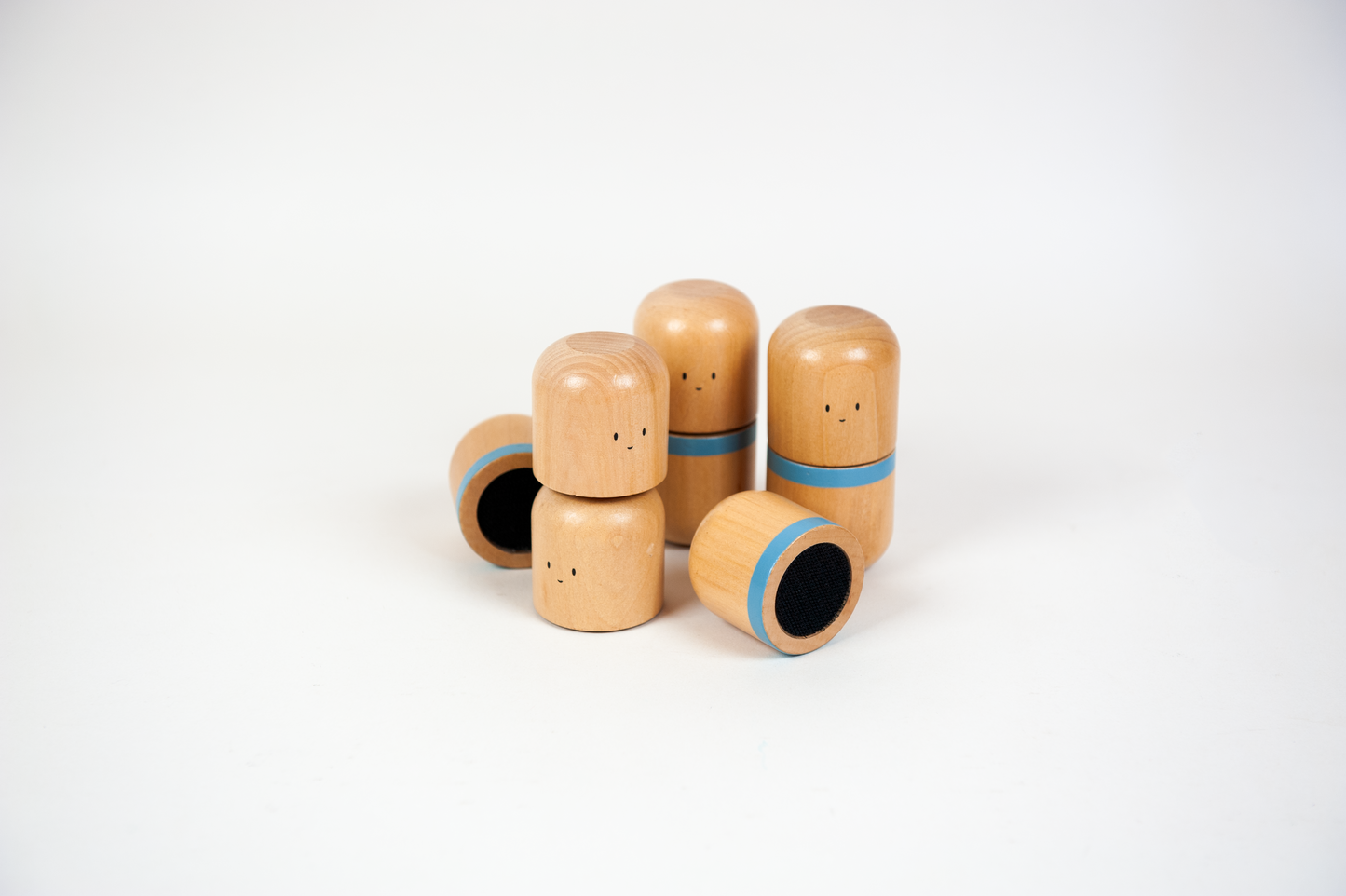 SOUND ANIMALS / Animales sonoros / Figuritas de madera sonoras / Material didáctico con sonidos / Juego de emparejamiento