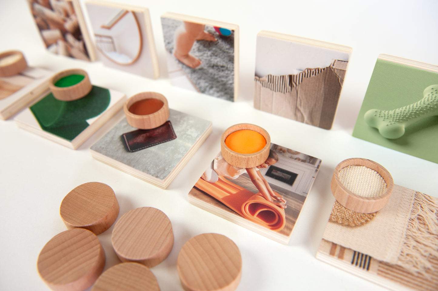 SENSORY REAL PICS / Fotos reales sensoriales / Material sensorial para niños / Juego de emparejamiento táctil