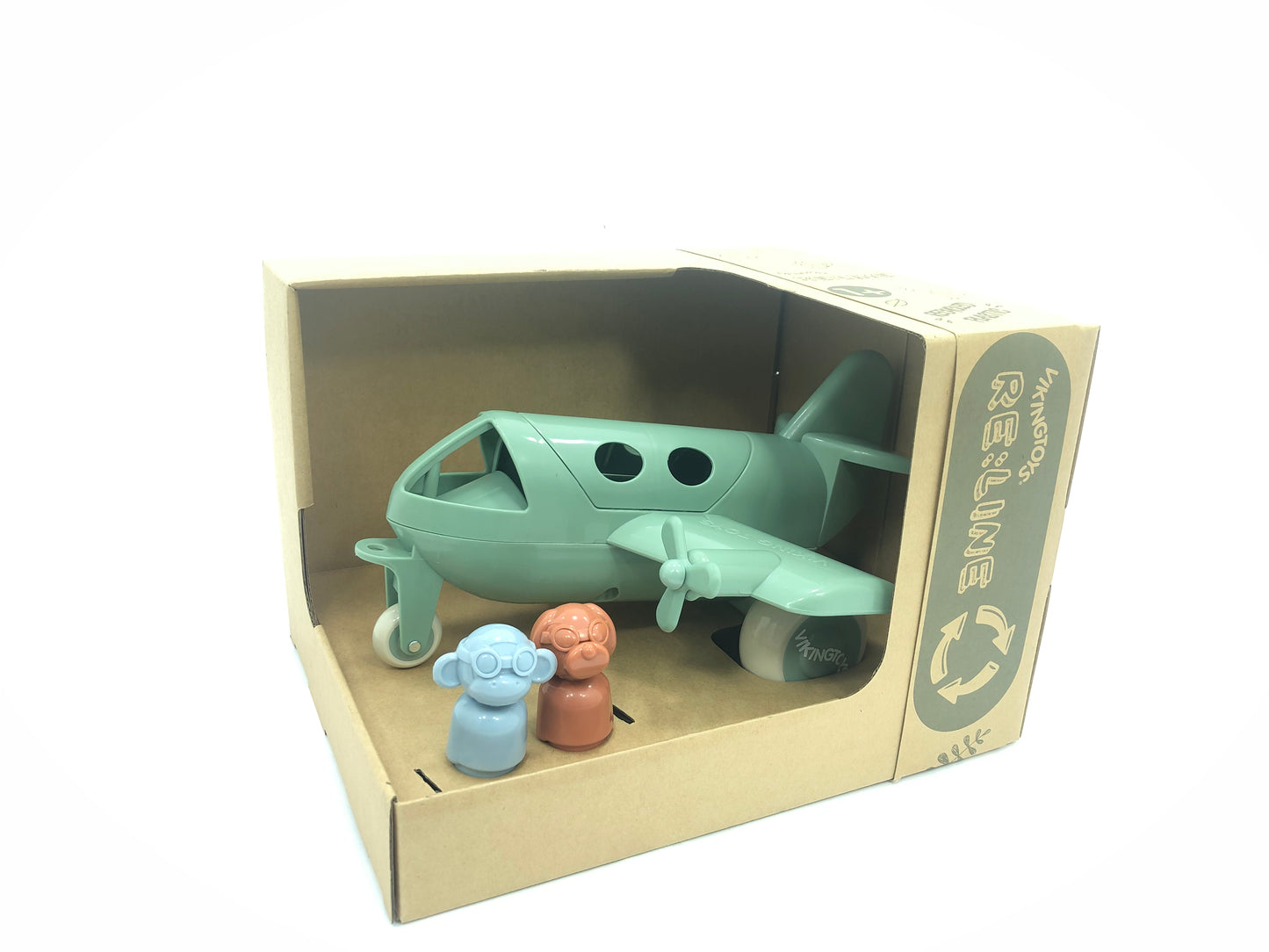 RELINE JUMBO VIKING AIRLINES W. 2 FIG. -RCS / AVIÓN JUMBO +2 PERSONAJES / vehiculos / 100% reciclado