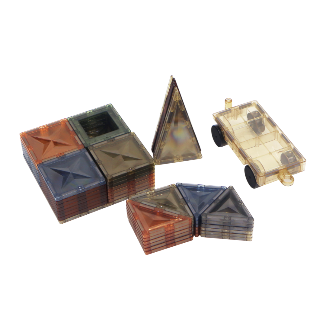 3D NATURAL MAGNETIC TILES / Baldosas magnéticas naturales 3D / Piezas magnéticas / Juego de construcción magnético