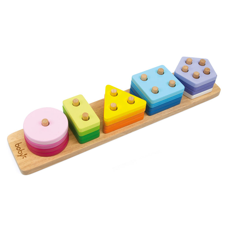 GEOMETRIC SORTER / Encaje clasificador madera