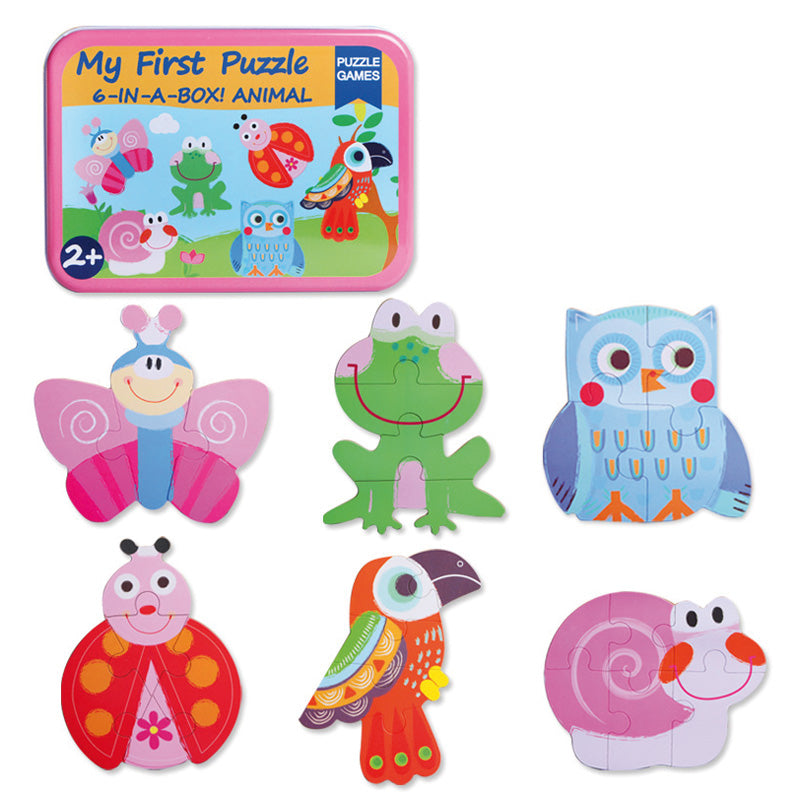My First Puzzle 6 In A Box Animal / Puzzle Animales