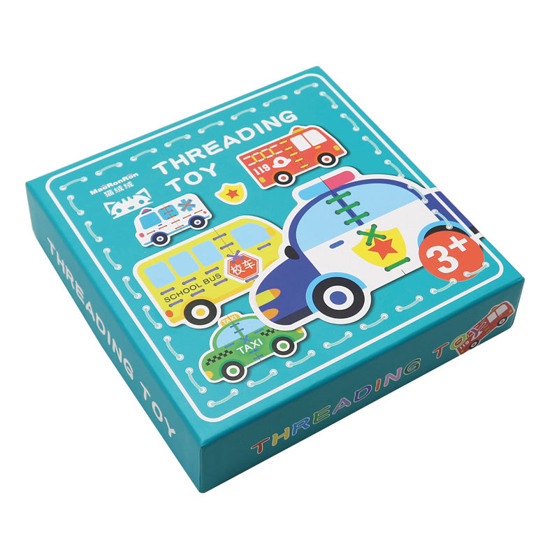 Threading Toy Vehicles / Enhebrar, coser, enlazar vehículos gigantes