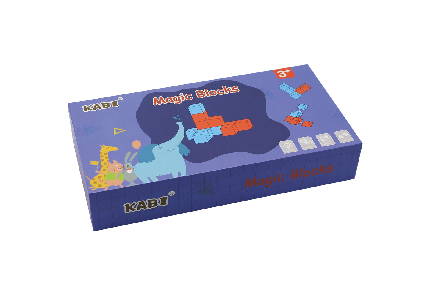 3D Wooden Square Blocks / 30 Cubos para juego 3D / juego cubos / juego de mesa