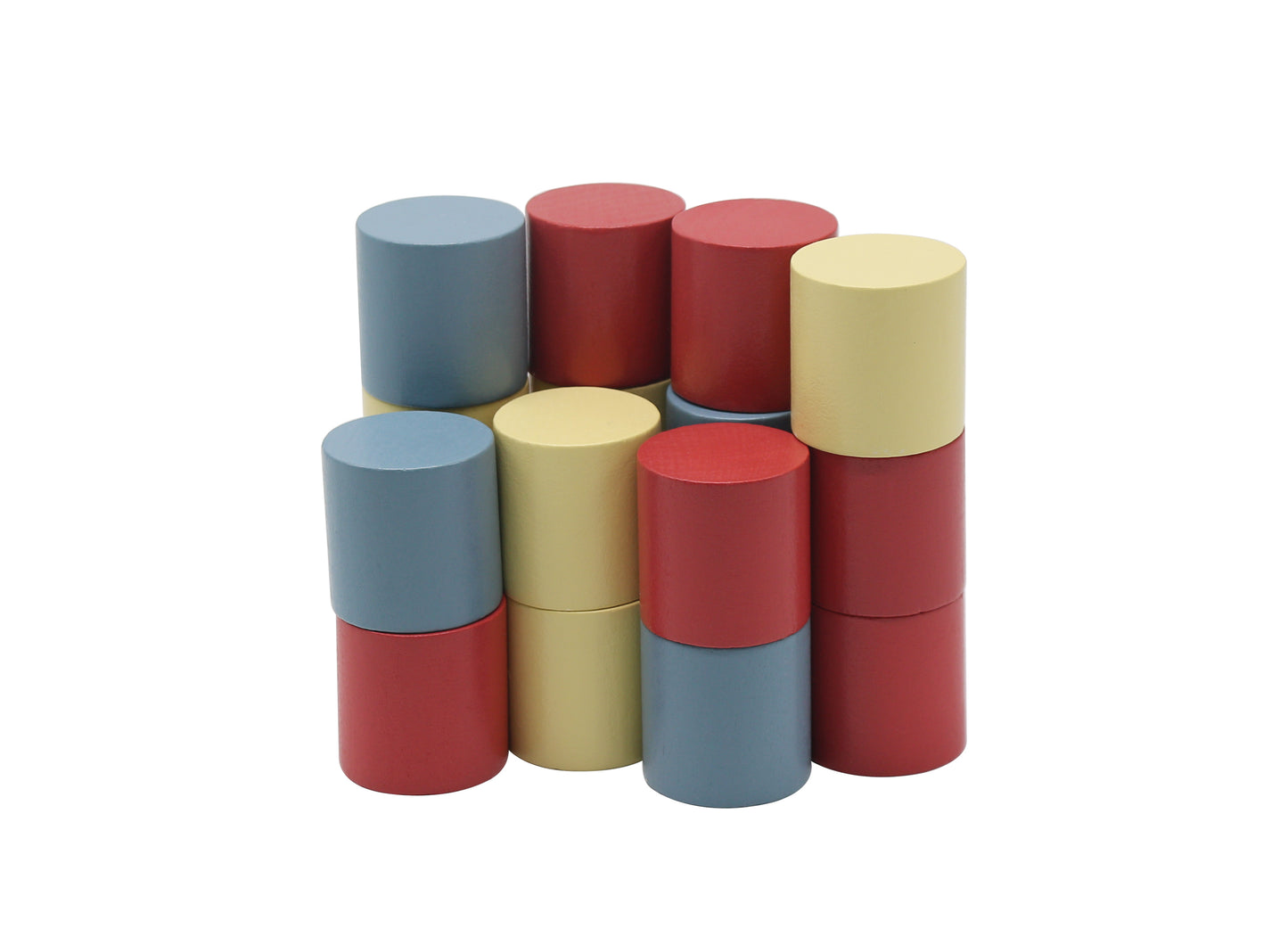 3D Wooden Cylinder Blocks / Juego bloques 3D / juego cilindros / juego de mesa