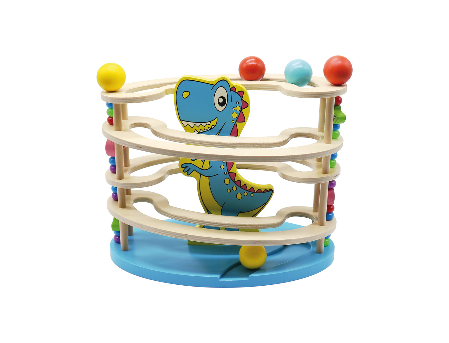 Wooden Dinosaur Roll Ball Game / juego laberinto bolas dinosaurio