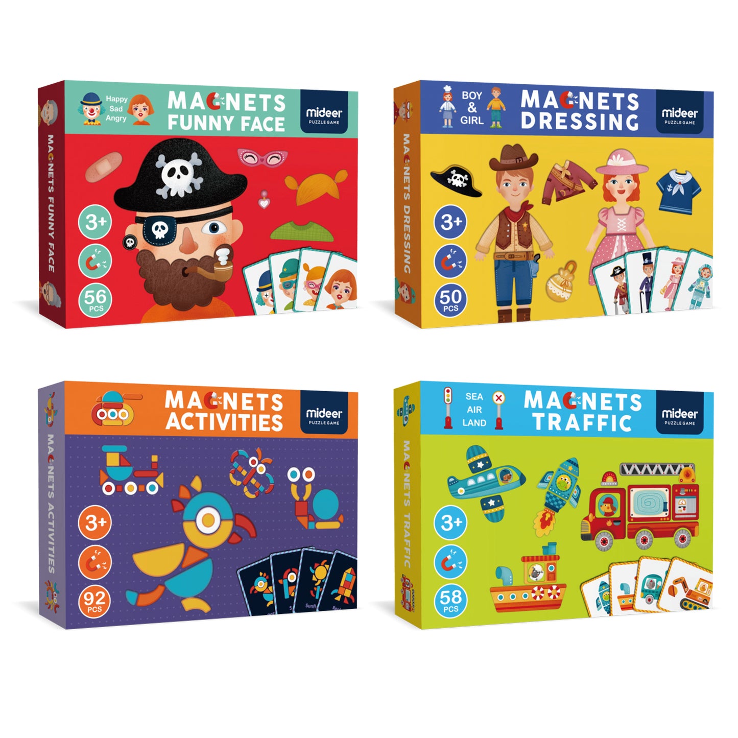 Magnets Dressing / Juego de vestir magnético / figuras y formas magnéticas / imanes