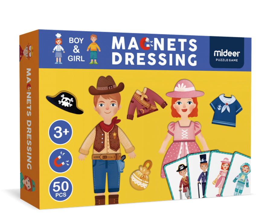 Magnets Dressing / Juego de vestir magnético / figuras y formas magnéticas / imanes