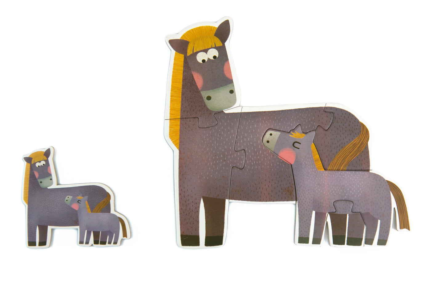 Mom & Baby Puzzle / Puzzle Animales Madre y Bebé