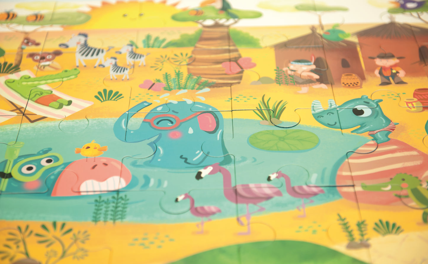 Grassland Leisure Time / Puzzle Selva