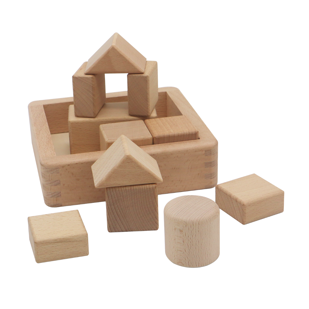 SOLID BLOCKS / Bloques solidos / Piezas de madera para construir / Material educativo de madera