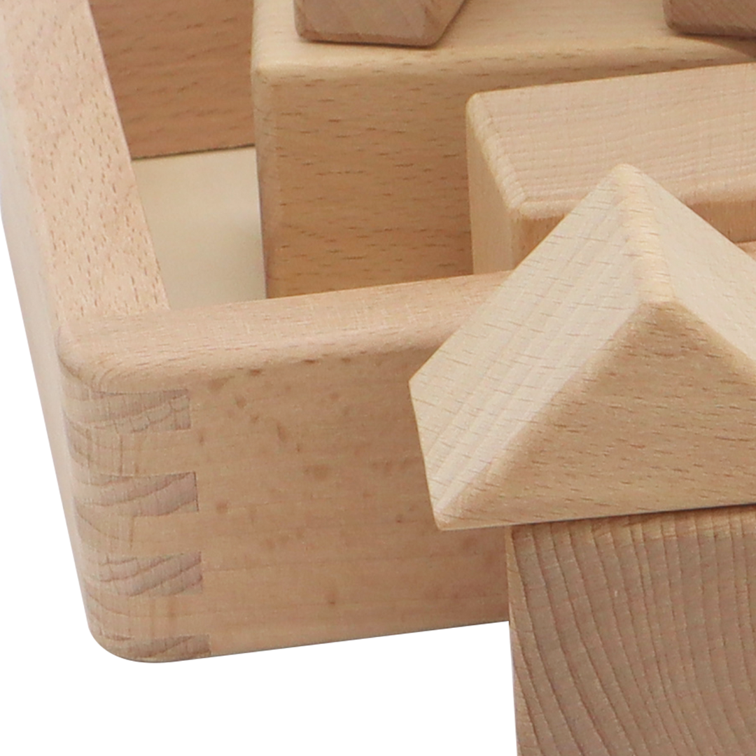 SOLID BLOCKS / Bloques solidos / Piezas de madera para construir / Material educativo de madera