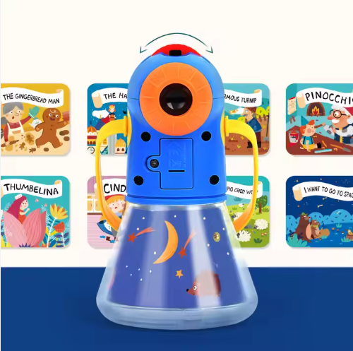 Kids Storybook Torch With 12 Stories / Linterna proyectora de cuentos y noche estrellada