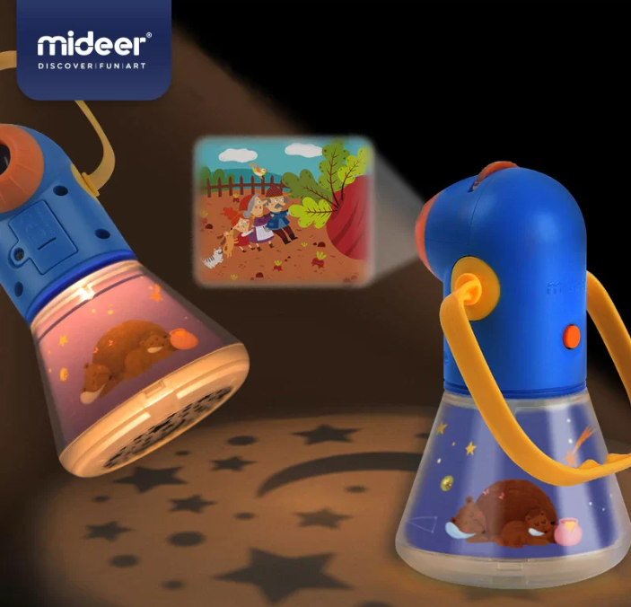 Kids Storybook Torch With 12 Stories / Linterna proyectora de cuentos y noche estrellada