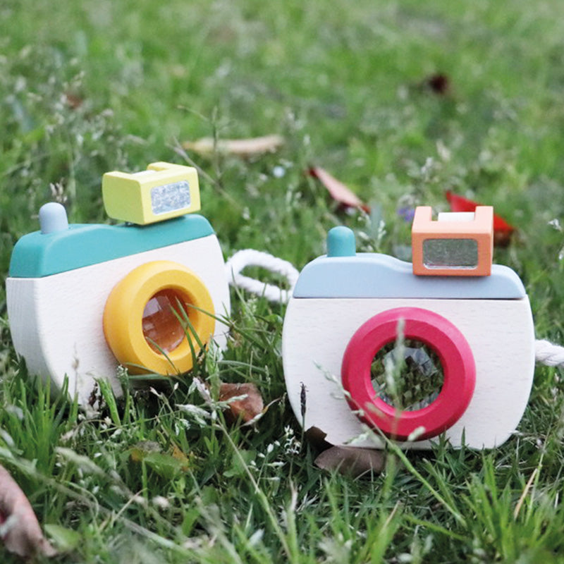 camara fotos infantil de madera