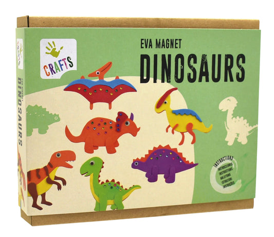 Eva Magnet Dinosaurs / Dinosaurios magneticos de goma eva / manualidades /