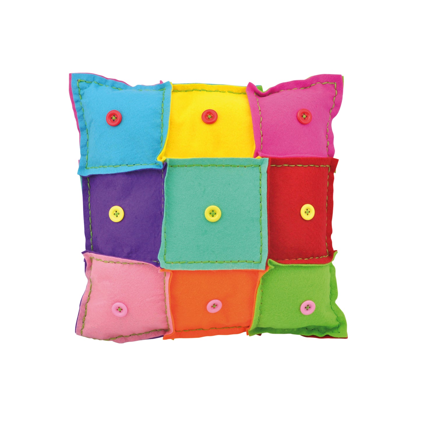 Patchwork Cushion / Cojín de patchwork / manualidades