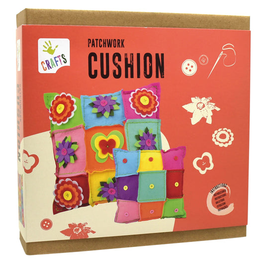 Patchwork Cushion / Cojín de patchwork / manualidades