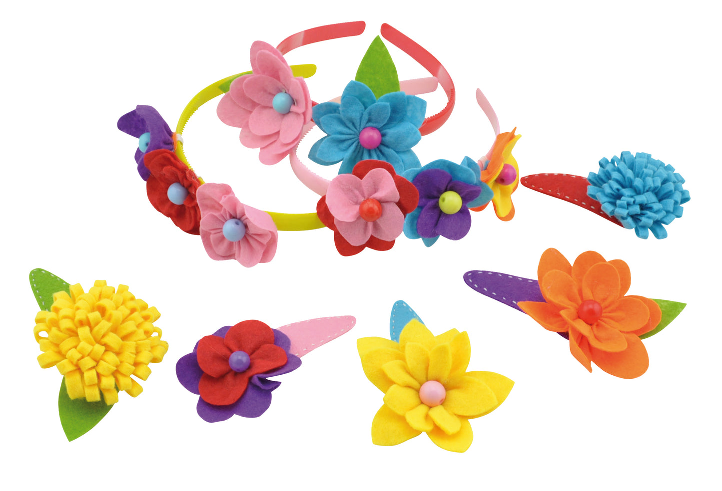 Felt Flower Headwear / Diadema Floral / manualidades