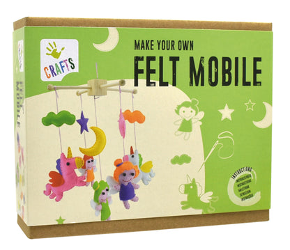 Make Your Own Felt Mobile / Haz tu propio móvil de fieltro / manualidades