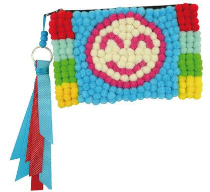 Pompom Purse / Haz tu propio monedero con pompones / manualidades