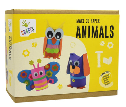 MAKE 3D PAPER ANIMALS / HAZ ANIMALES 3D DE PAPAEL / manualidades