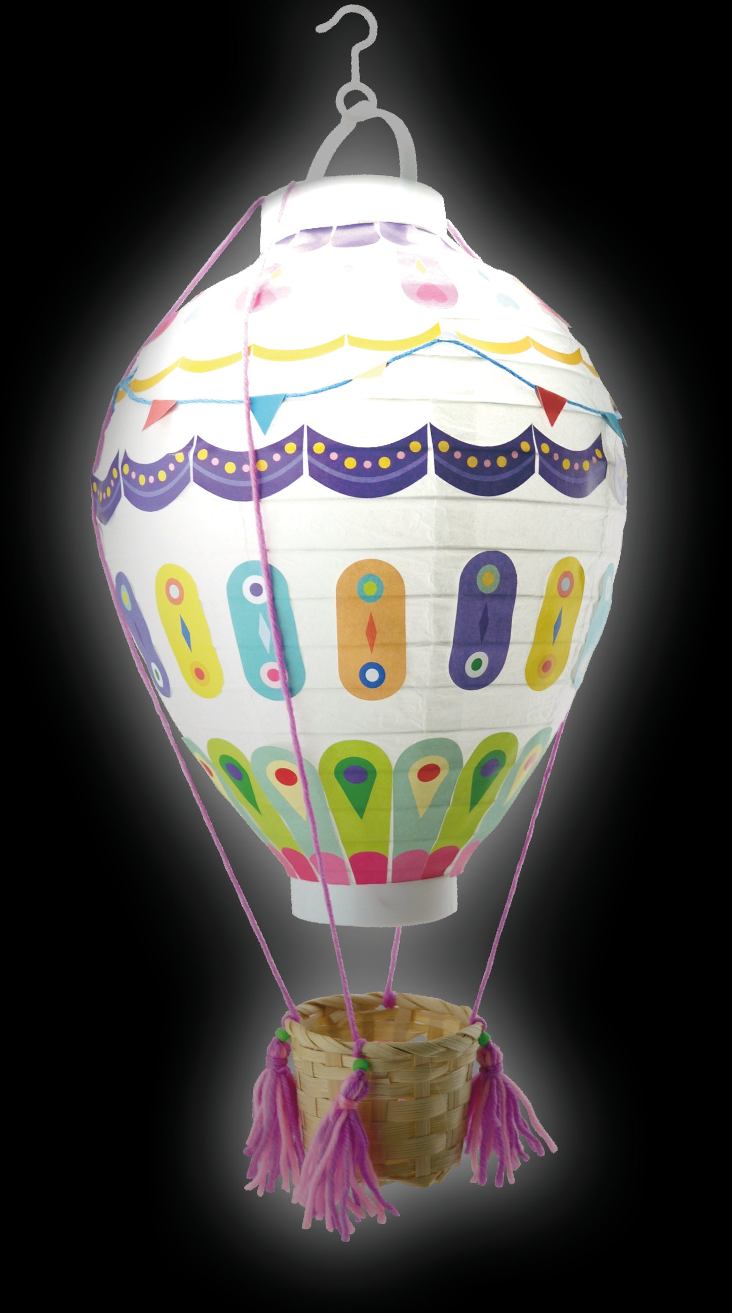 HOT AIRBALLON LANTERN / LINTERNA GLOBOAEROSTATICO / manualidades / steam / stem / globo con luz