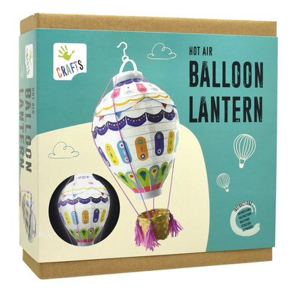 HOT AIRBALLON LANTERN / LINTERNA GLOBOAEROSTATICO / manualidades / steam / stem / globo con luz