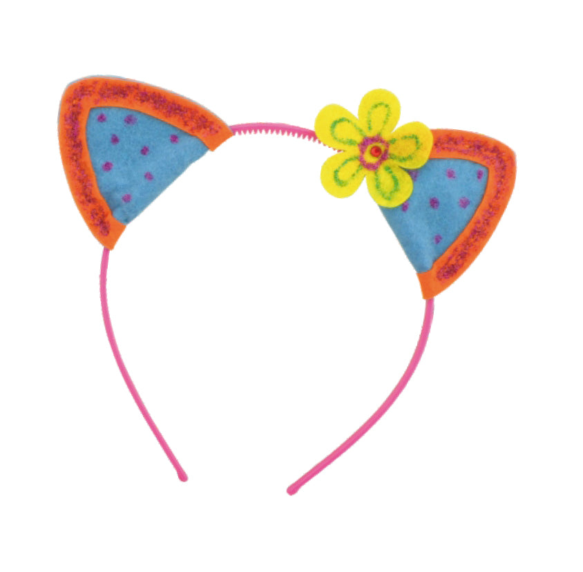 PRETTY KITTY HEADBANDS / DIADEMAS orejas DE GATO / manualidades /