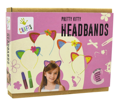 PRETTY KITTY HEADBANDS / DIADEMAS orejas DE GATO / manualidades /