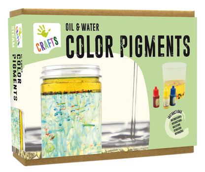 Oil & Water Color Pigments / Juego de colores con agua y aceite / steam / stem / manualidades