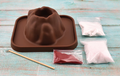 Create Your Own Volcano Eruption / Crea tu propia erupción volcánica / volcan / lava / steam / stem / manualidades