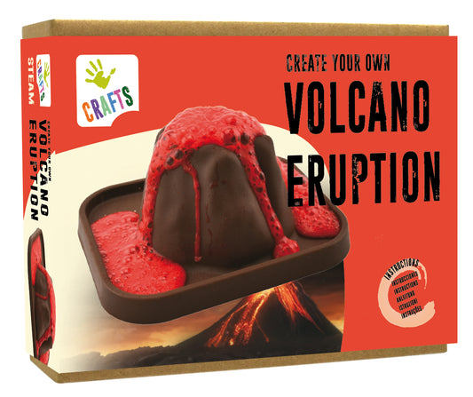 Create Your Own Volcano Eruption / Crea tu propia erupción volcánica / volcan / lava / steam / stem / manualidades