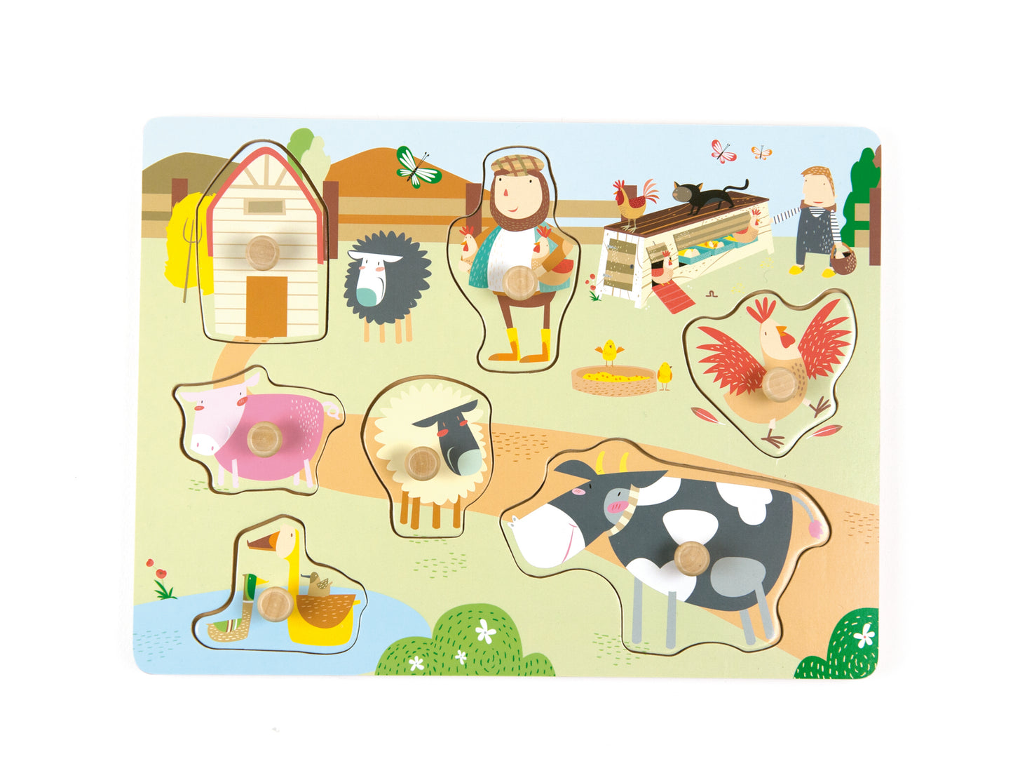 ENCAJE DE MADERA GRANJA / PUZZLE FARM