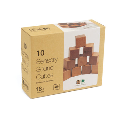 10 Sensory Sound Cubes / 10 Cubos Sensoriales de Sonido / Dados sonoros / Dados sensoriales