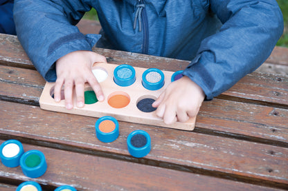 Tactile Cubes / piezas con texturas / encajar / juego inclusivo