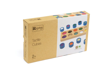 Tactile Cubes / piezas con texturas / encajar / juego inclusivo