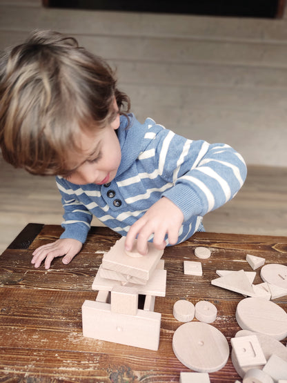 Sensory Logic Blocks / Bloques Logicos Sensoriales / juego inclusivo / grabados sensoriales