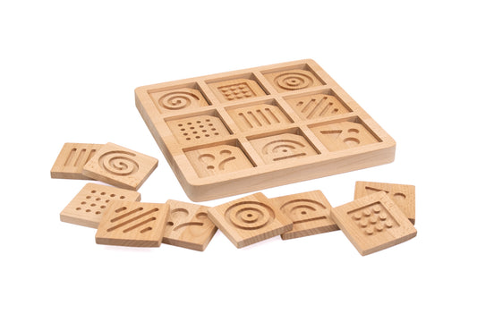 Memo Sensory Puzzle / Memo Puzzle sensorial / juego memory / memoria / emparejar / grabados sensoriales / inclusivo